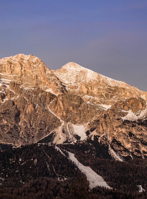 cortina d'ampezzo, mountain, italy, ski mountain, mountain range, pine forest, trees, snow, travel, scenic, nature